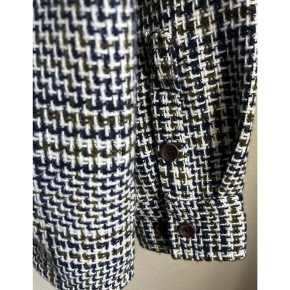 Common People Men's M Button Down Woven Heavyweight Shirt - Picture 10 of 10